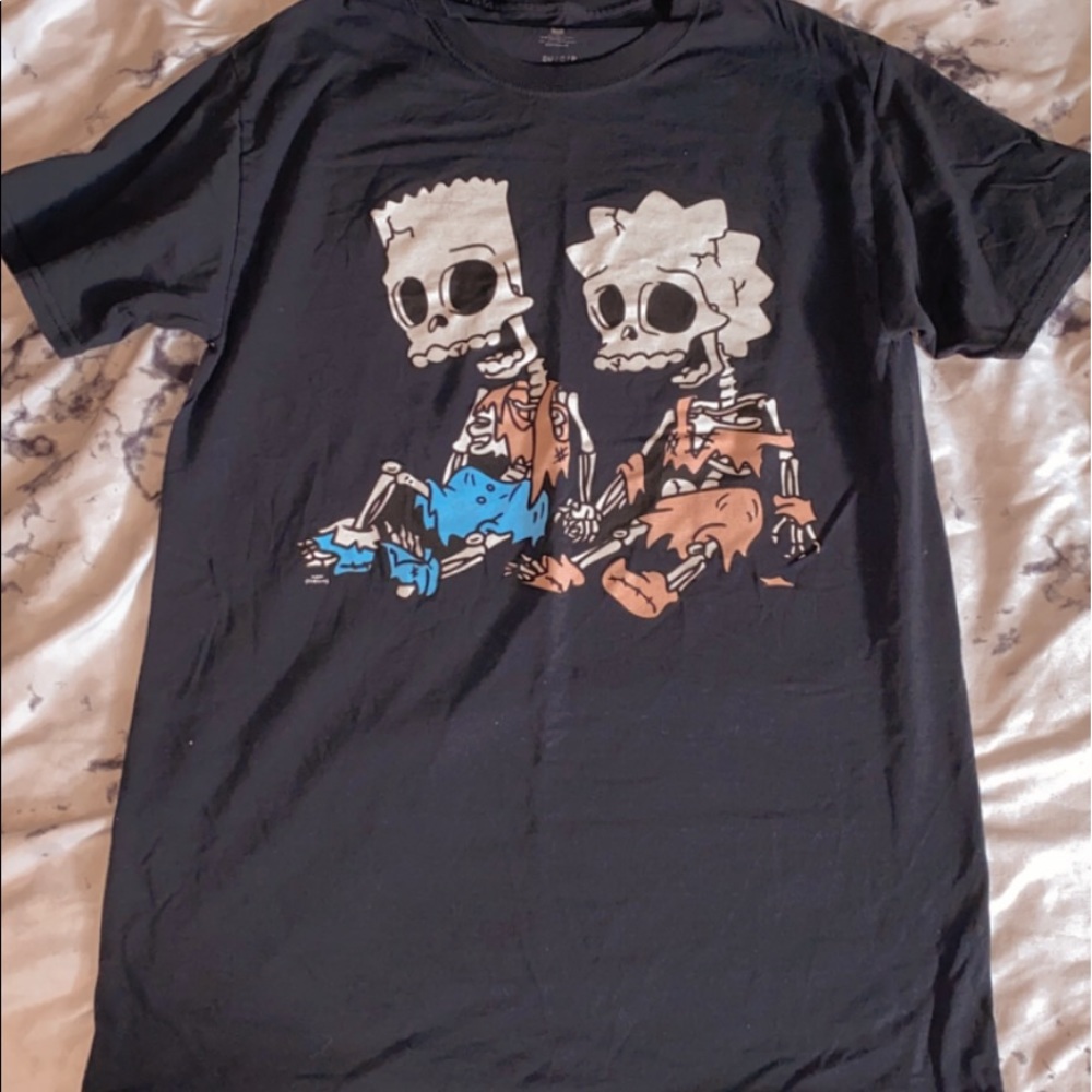 Black Urban Outfitters Simpsons Tee